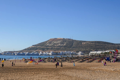 Agadir  - Coté plage et corniche