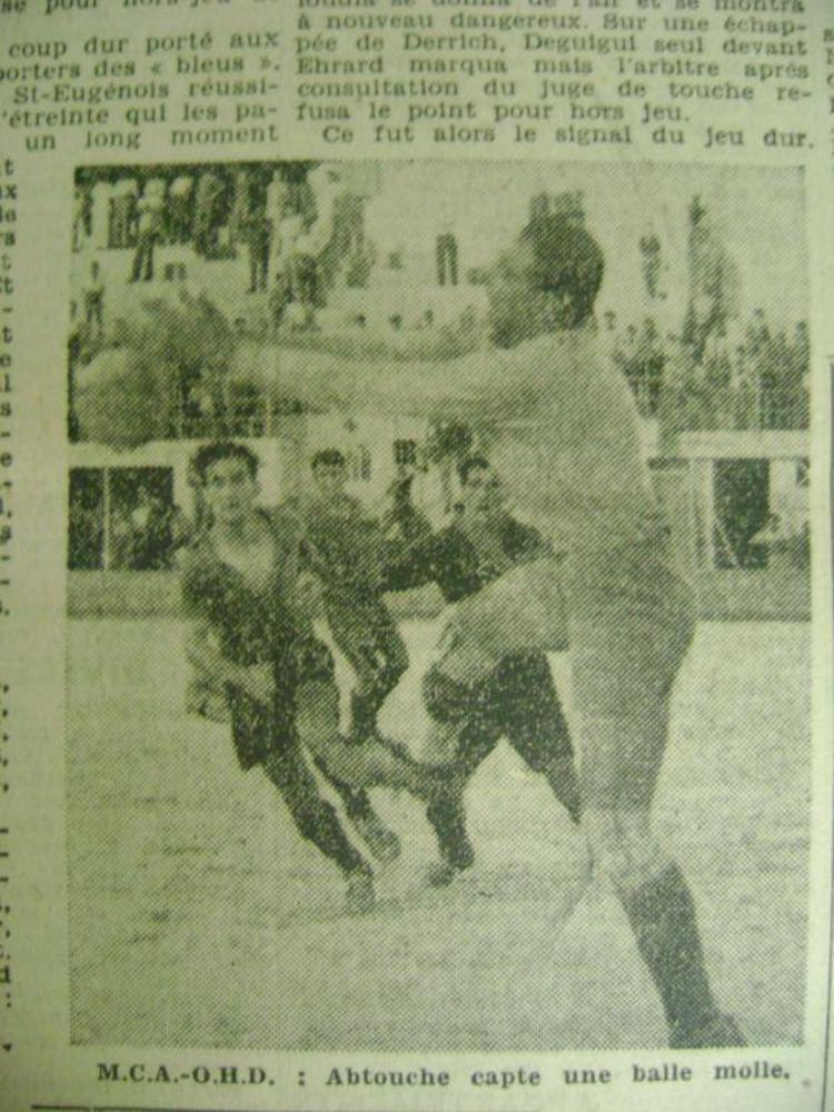 MCA-OHD 0-0 le Dimanche 21.9.1947
