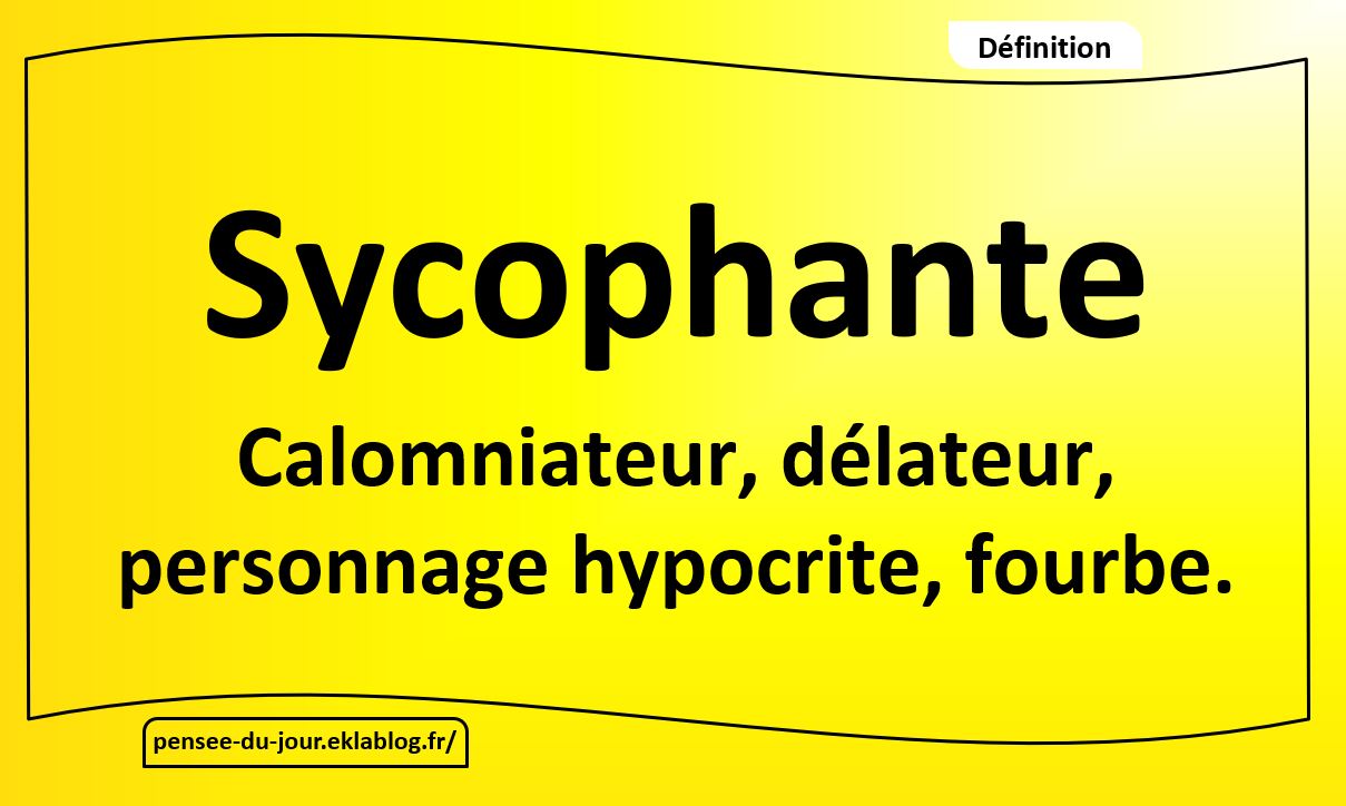Sycophante