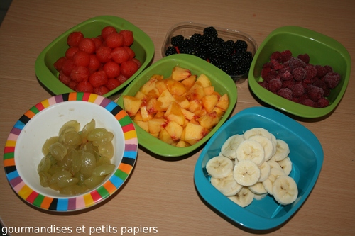 VERRINES ET TERRINES DE FRUITS FRAIS