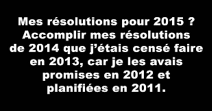 Résolutions...