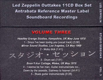 Led Zeppelin Antrabata Outtakes (Soundboard Recordings 68-80)