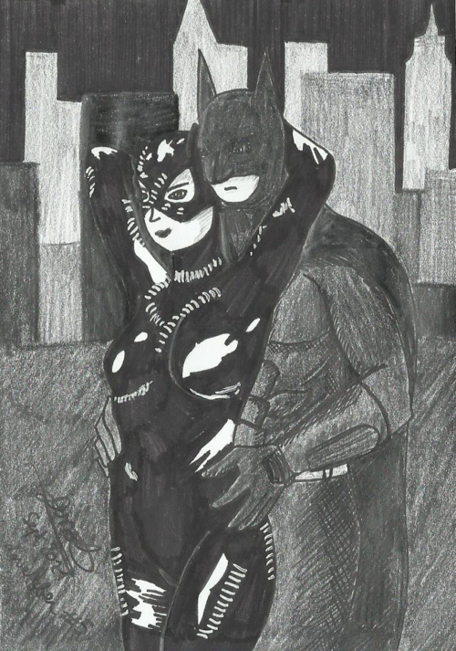 Lovetober 2021 #5: Batman x Catwoman | Nuances de gris