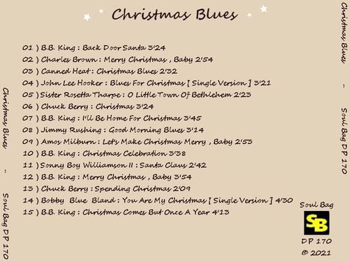 Various Artists : CD " Christmas Blues " Soul Bag Records DP 170 [ FR ]