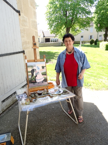 La journée des peintres2014 à Villaines en Duesmois...