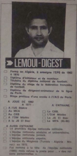 lemoui  digest et carrière