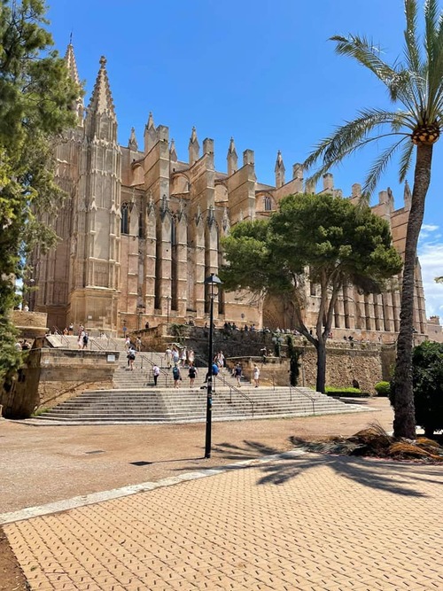 JOUR 5 - PALMA - cathédrale - bains arabes - plaza major - la Llonja etc.. 