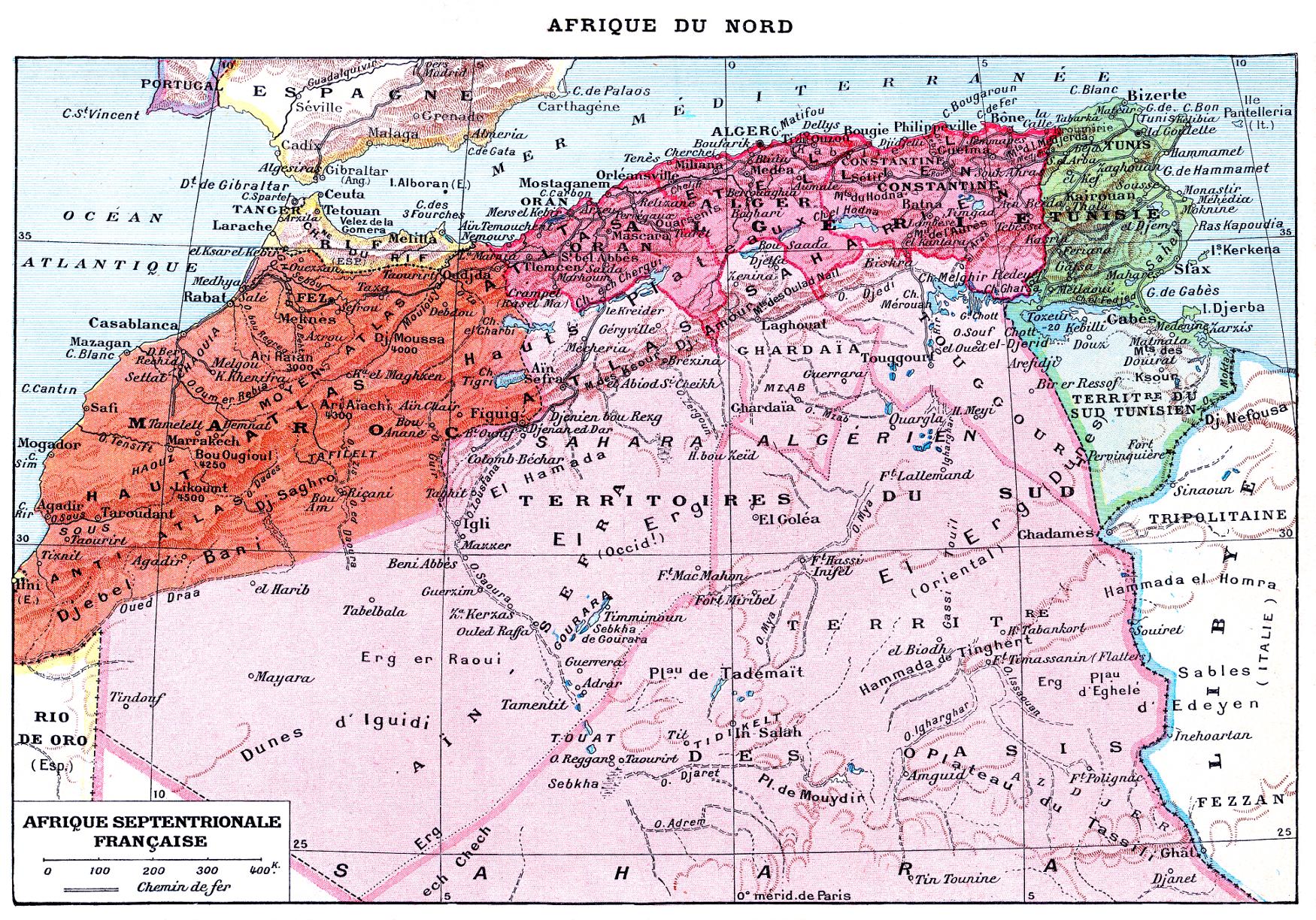 carte-atlas-afrique-du-nord