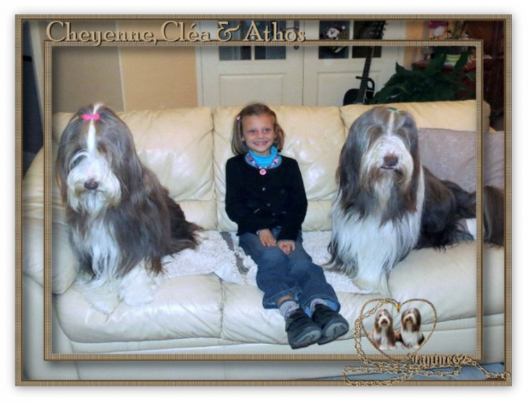 Athos & Cheyenne et leur copine Cléa 