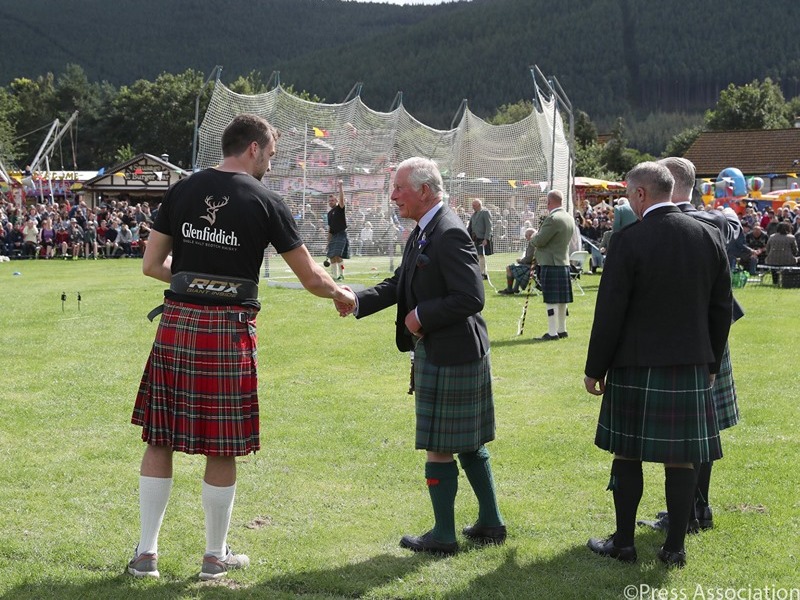 Ballater Highland Games in Scotland 