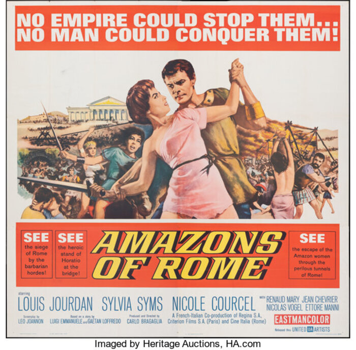 AMAZONS OF ROME (LES VIERGES DE ROME - LE VERGINI DI ROMA) box office USA 1963