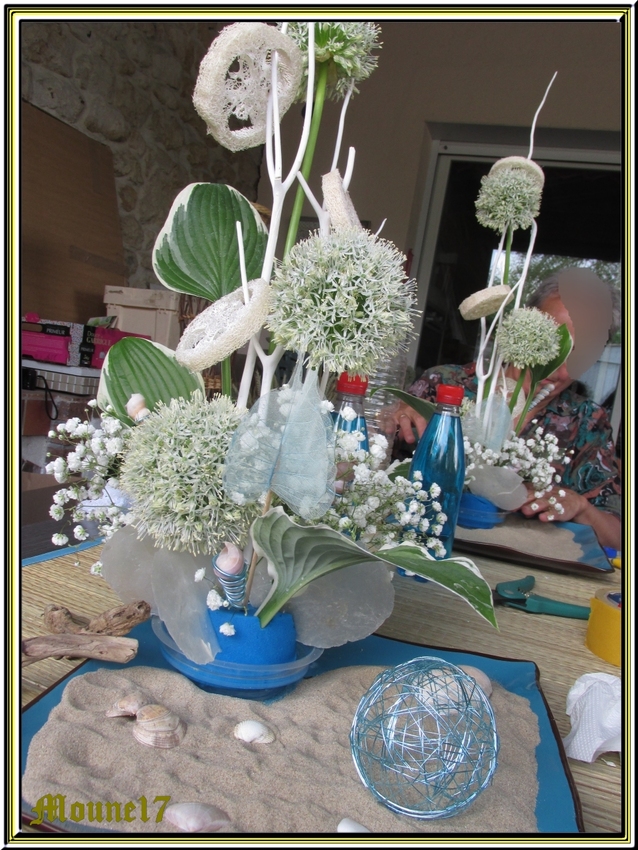 Atelier d'art floral de mai et juin 2015
