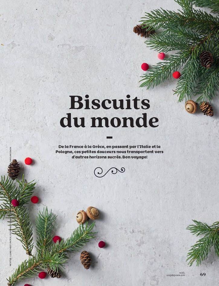 Recettes 10: Noël - Biscuits du monde (14 pages)