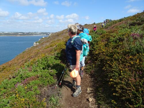 "Crozon 2023" Lundi 18/09 : Tour de la presqu'île de Roscanvel par la pointe des Espagnols après-midi
