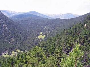 Des merveilles au pays d'Alysse - Le Tour du Coronat - 1er jour - Jujols (940 m) - L'Estany del Clot (1.635 m) par le Col du Portus (1.736 m)-16 kms.