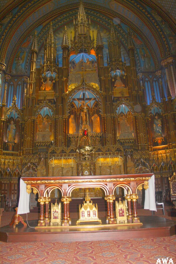 Montréal ( suite 2 ) la merveilleuse Basilique