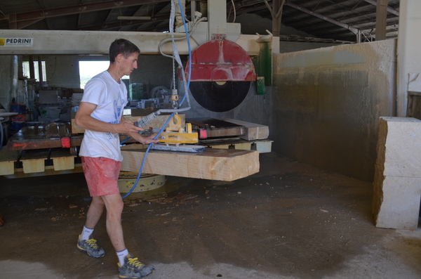 Visite de la carrière de l'entreprise Bernard Babouillard à Semond