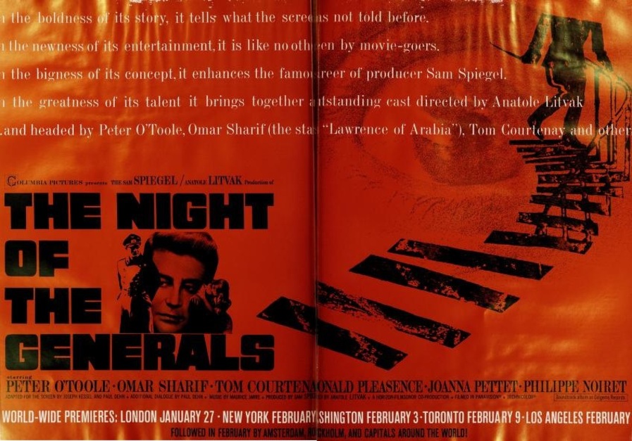 THE NIGHT OF THE GENERALS box office usa 1967
