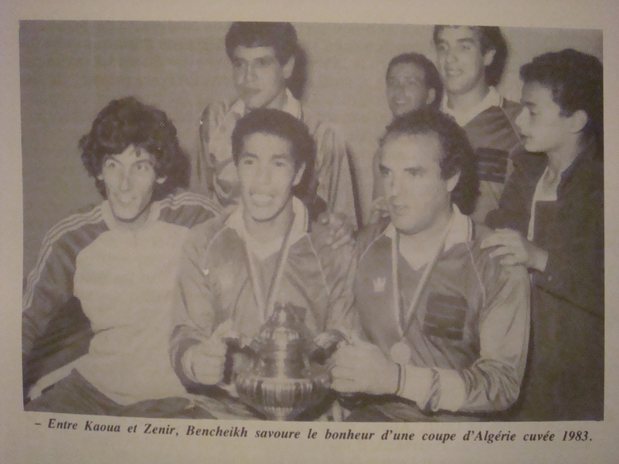 kaoua abdenour vainqueur coupe d\'algérie entraineur mca 1983