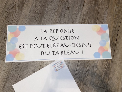 Les affichages qui répondent aux questions fréquentes des élèves