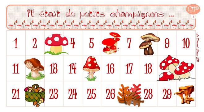  Il était de petits champignons...