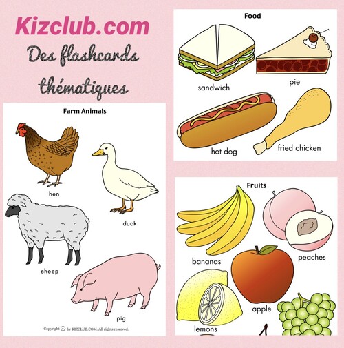 Kizclub : Un site de flashcards pour l'anglais gratuit et très riche 