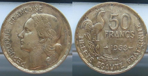 50 francs 1950 b