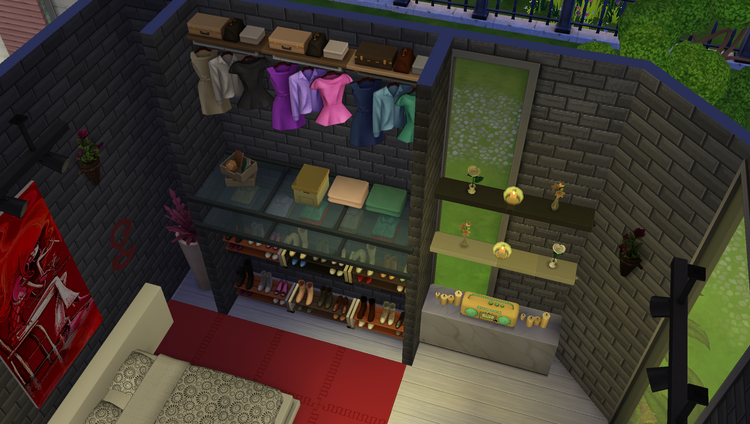 Sims 4 : Aménagement de la colocation immeuble Lumina