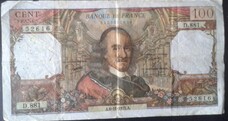 billets de 100 frs Corneille 1975