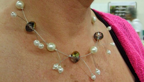 collier en perles de verre