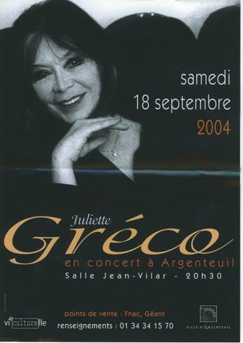 Juliette GRECO Samedi 18 septembre 2004 (-1-)