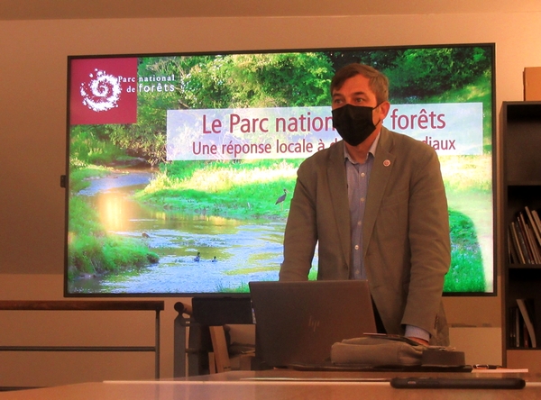 Les Amis du Musée du Pays Châtillonnais ont rencontré le nouveau Directeur du Parc National des Forêts