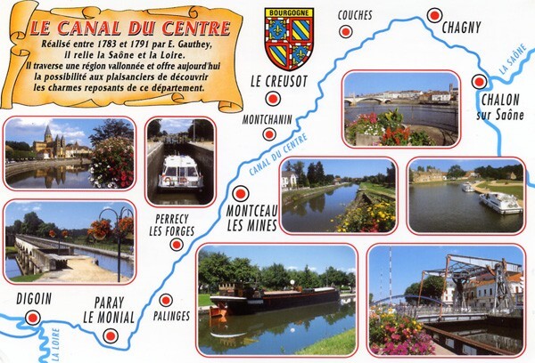 670 - Le Canal du Centre , France