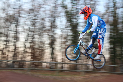 Alena Renaude piste BMX Mandeure 30 Decembre 2015