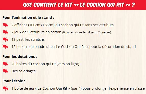 Kit Cochon qui rit - Les bons plans de Gandalf