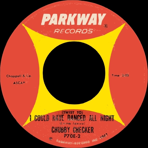 Chubby Checker : Album " For Twisters Only " Parkway Records 7002 [ US ]