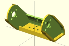 2015-04-26 : Support et fourche standards pour servos type MG995 ou MG996R pour montages robotiques