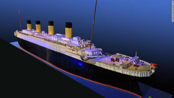 La plus grande réplique Lego du Titanic !
