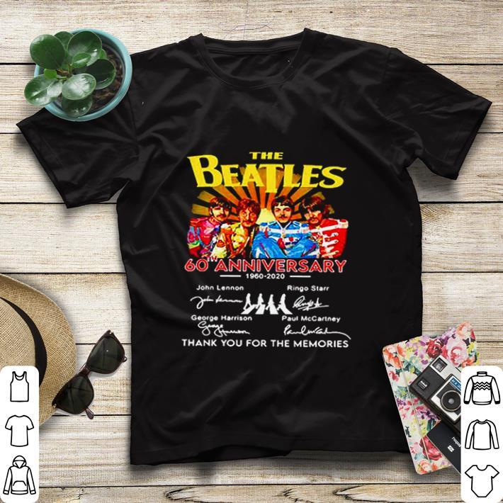 The Beatles English rock band 60th Anniversary 1960 2020 signature shirt