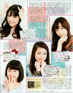 JUNONn magazine morning musume 2013 sayumi michisihge mizuki fukumura ayumi ishida sakura oda