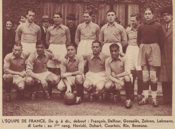 le 08/03/1936 Benouna Ali  FRANCE 3 - 0 BELGIQUE