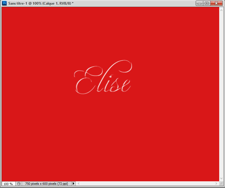 Ouvrir un calque et y mettre de la couleur