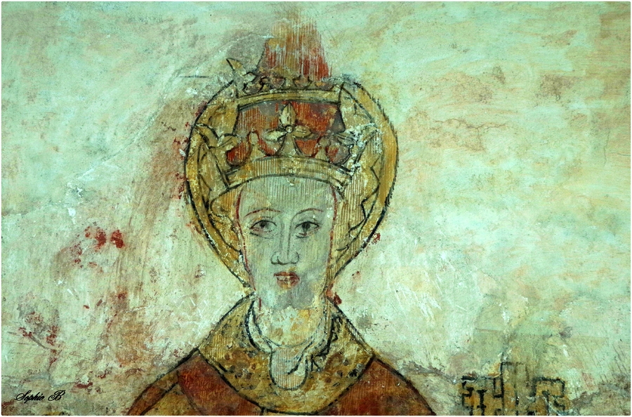 Fresques dev l'église de Ris (63 )