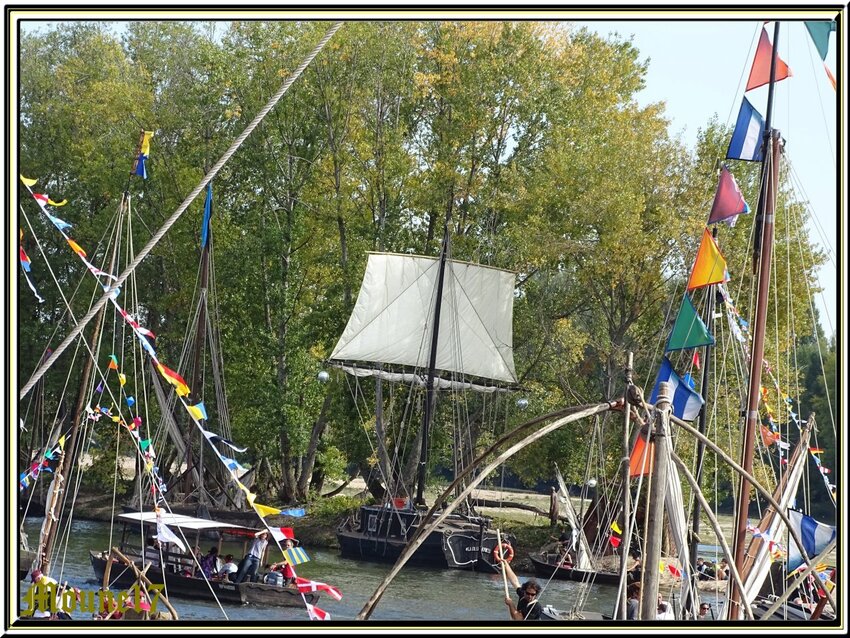 La parade des bateaux au festival de Loire 2017