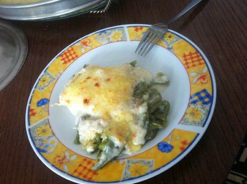 GRATIN D'HARICOTS VERTS