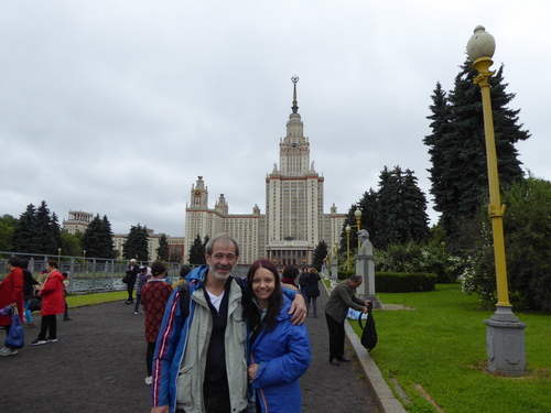 Voyage Transsibérien 2017, le 09/07, 2ème jour, Moscou , cité universitaire et vue panoramique