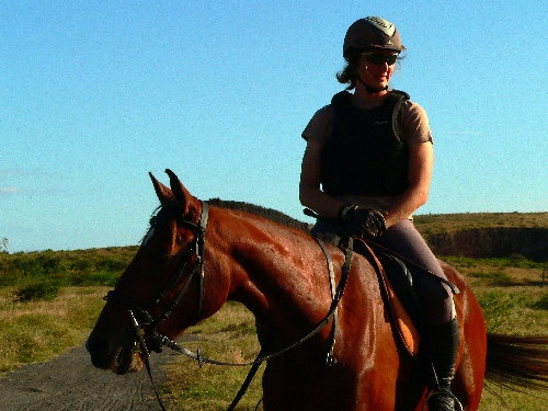 1ère vraie balade à cheval