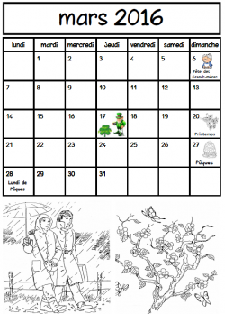 Calendrier élève 2014/2015