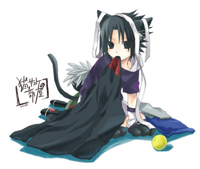 sasuke en chat
