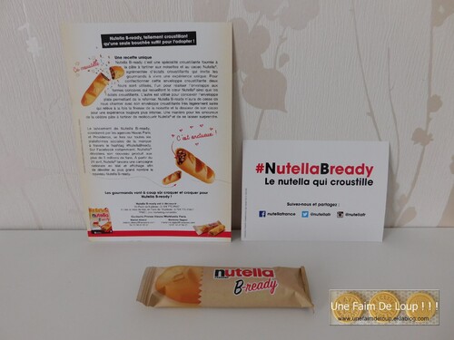 Nouveau colis partenariat : Nutella B-ready 